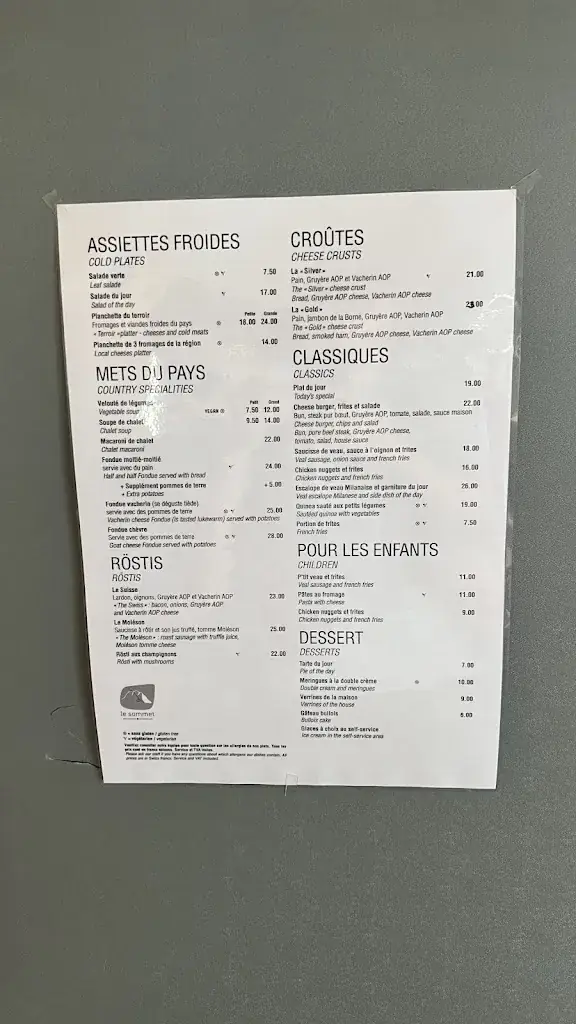 Menu_Le Sommet_Moléson-sur-Gruyères_image_3