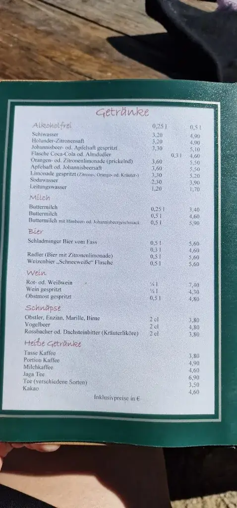 Menu_Dachstein Südwandhütte_Austria_image_4