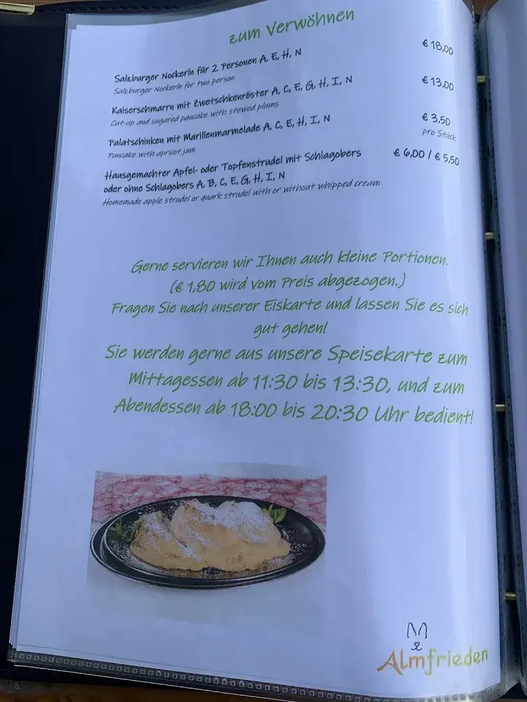 Menu_Restaurant Almfrieden_Austria_image_3