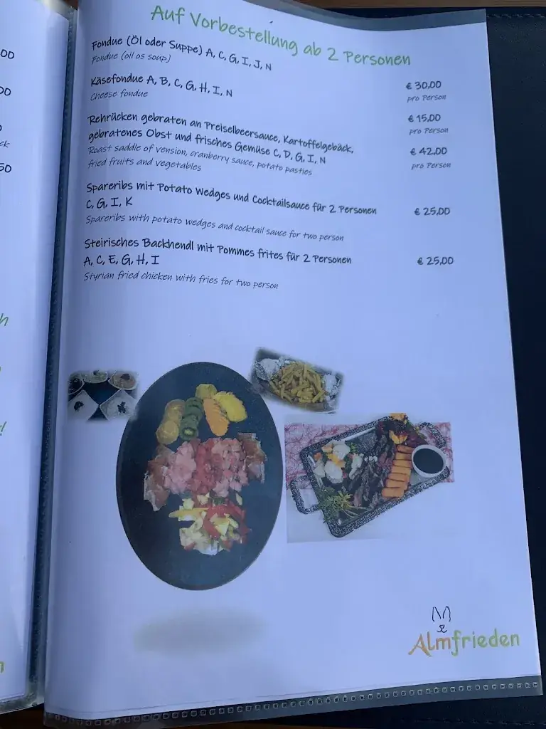 Menu_Restaurant Almfrieden_Austria_image_4