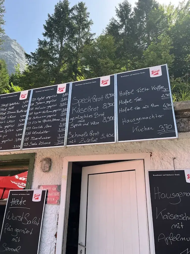Menu_Holzmeister Alm am Hinteren Gosausee_Austria_immagine_1