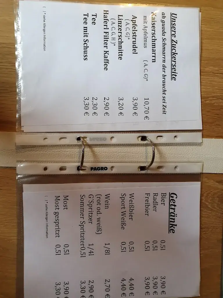 Menu_Holzmeister Alm am Hinteren Gosausee_Austria_immagine_4