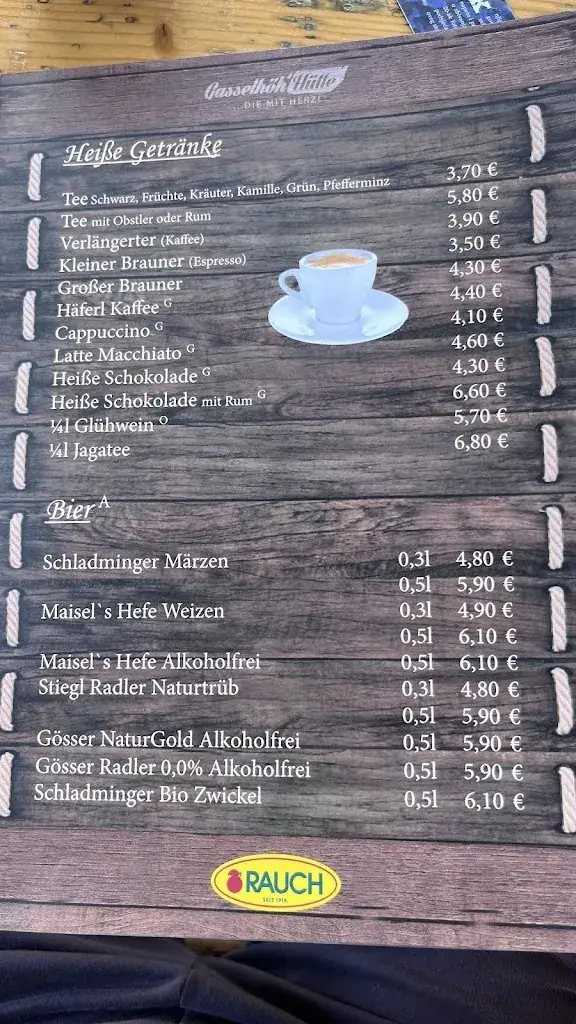 Menu_Gasselhöh Hütte_Austria_immagine_3