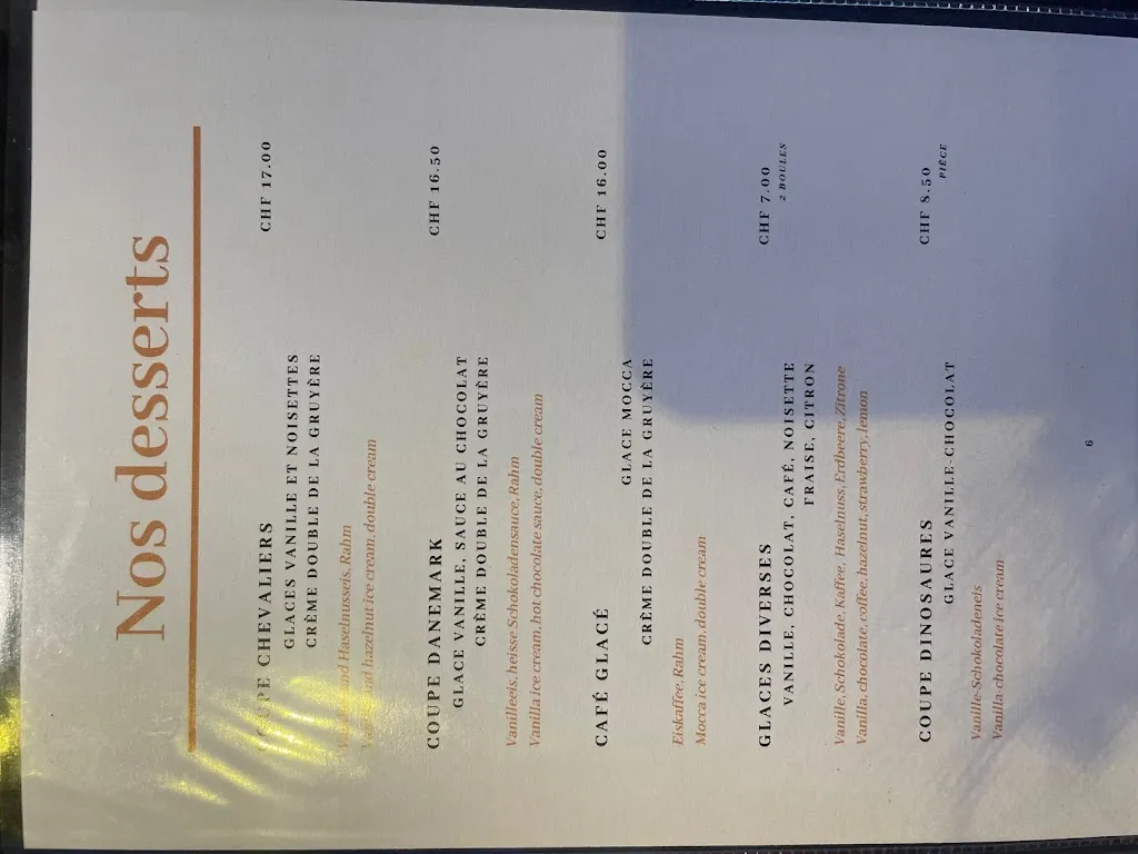 Menu_La Table des Chevaliers_Gruyères_image_1