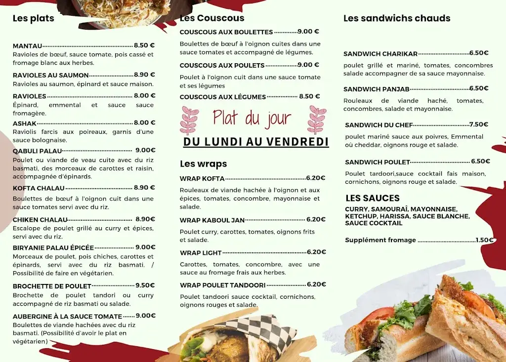 Menu_Les Saveurs Afghani_Eckbolsheim_image_2