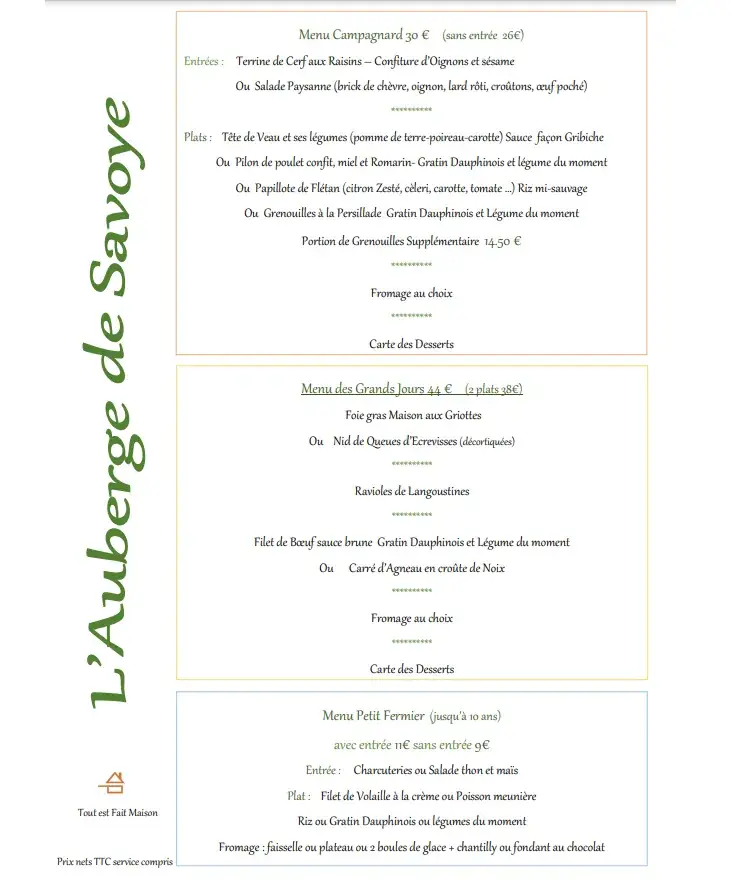 Menu_AUBERGE SAVOYE_Saint-Pierre-de-Chandieu_image_2