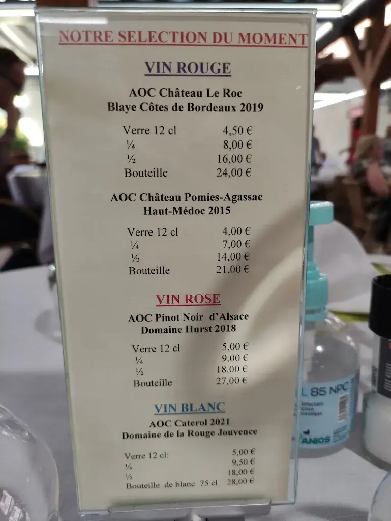 Menu_RESTAURANT AU BŒUF ROUGE_Ensisheim_image_3