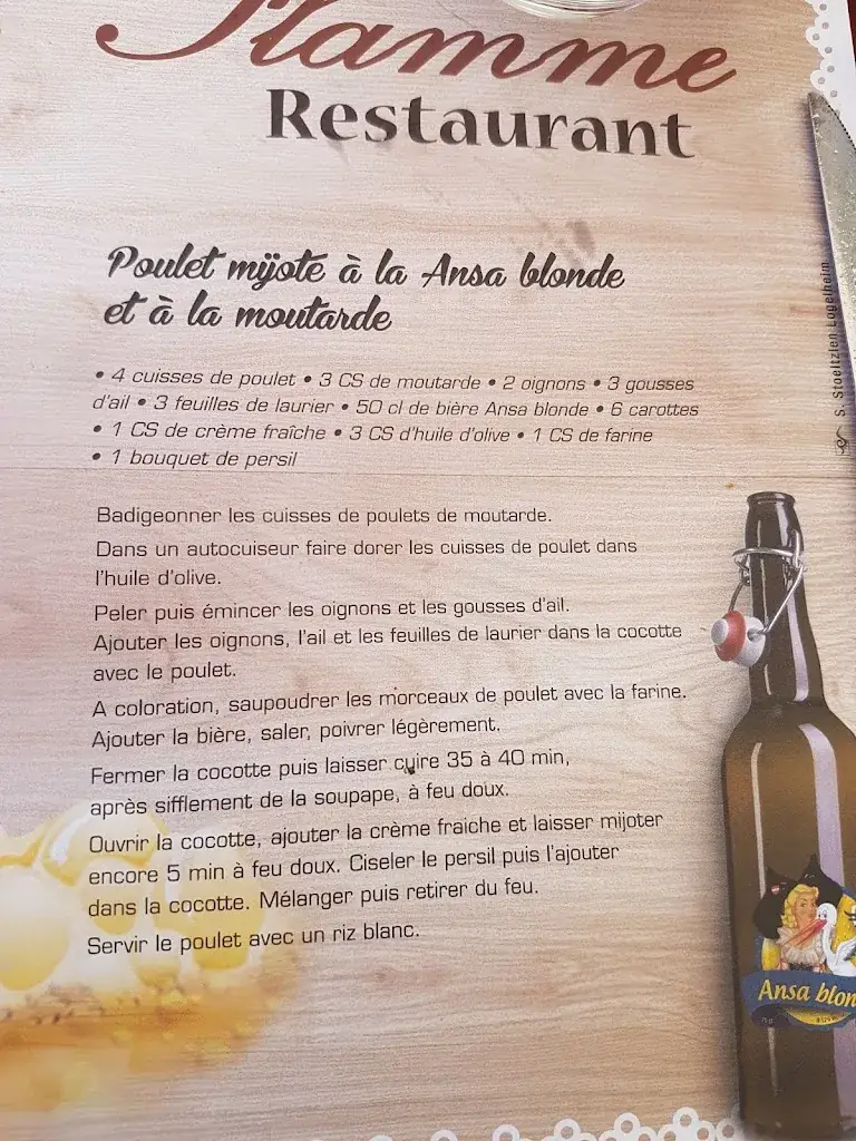 Menu_Restaurant La Flamme_Ensisheim_image_4