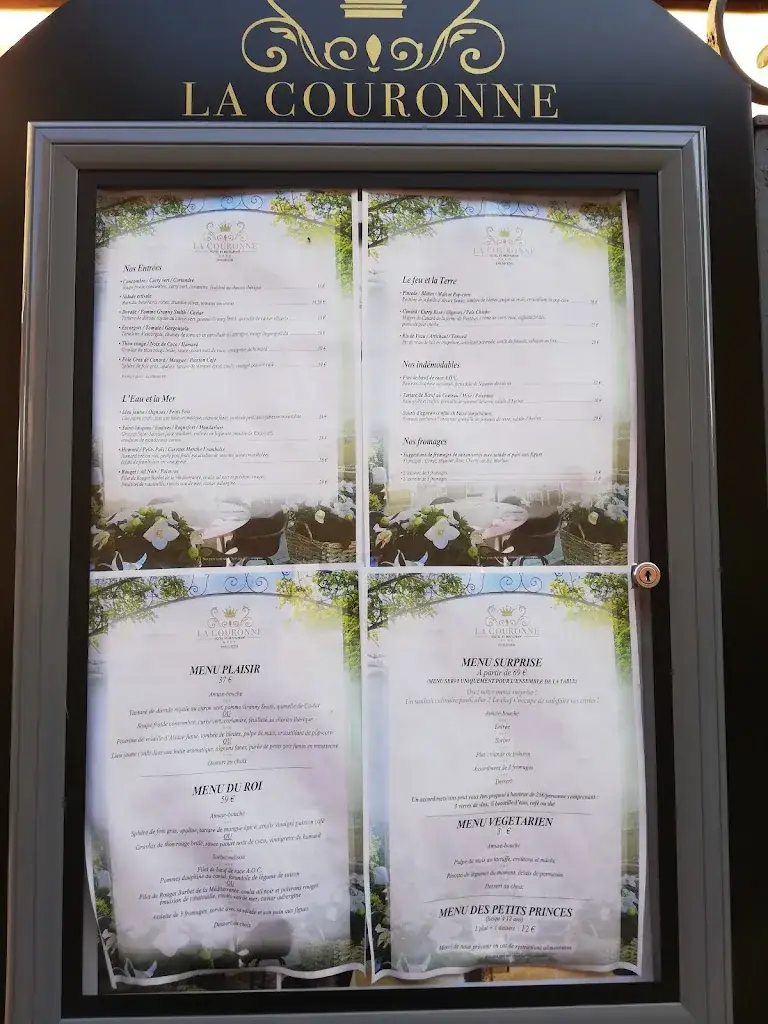 Menu_Hôtel Restaurant La Couronne_Ensisheim_image_4