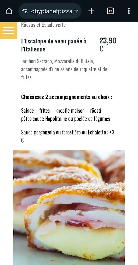 Menu_Le Resto by Planet' Pizza_Ensisheim_image_1