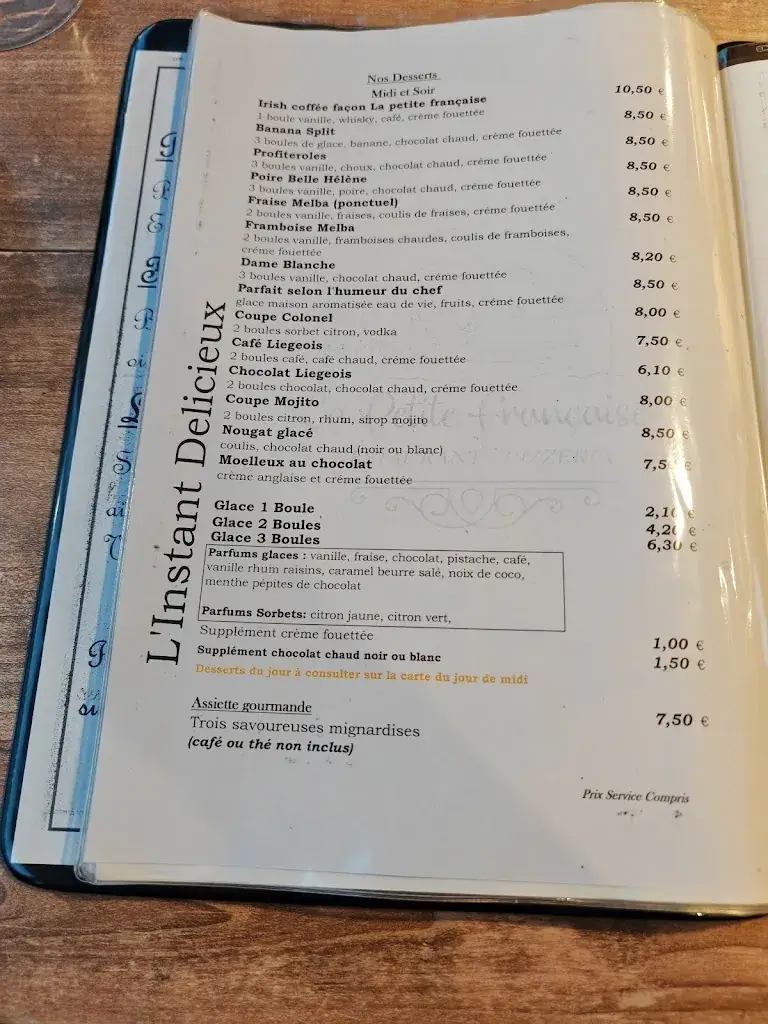 Menu_La Petite Française_Farébersviller_image_1