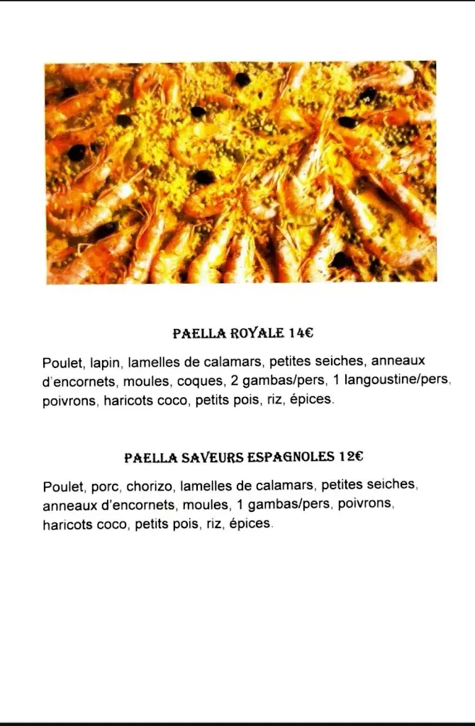 Menu_Paella Saveurs Espagnoles_Fessenheim_image_1