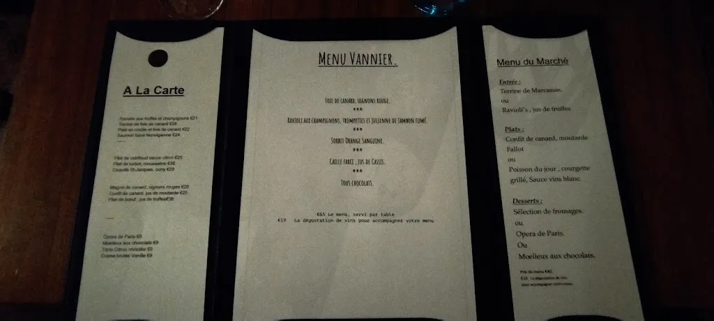 Menü_Restaurant Bart De Bondt_Fayl-Billot_Bild_1