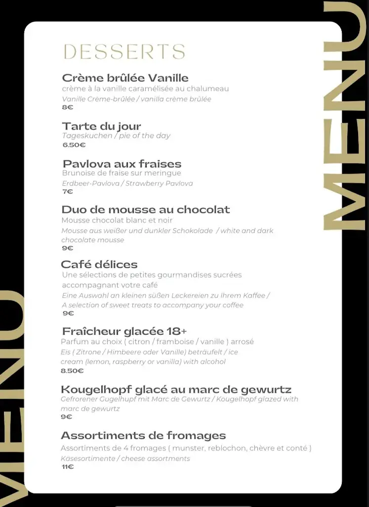 Menu_Hôtel Restaurant À la ville de Nancy_Eguisheim_image_1