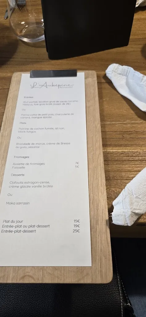 Menu_L'Aubépine Restaurant_Charnay-lès-Mâcon_image_4