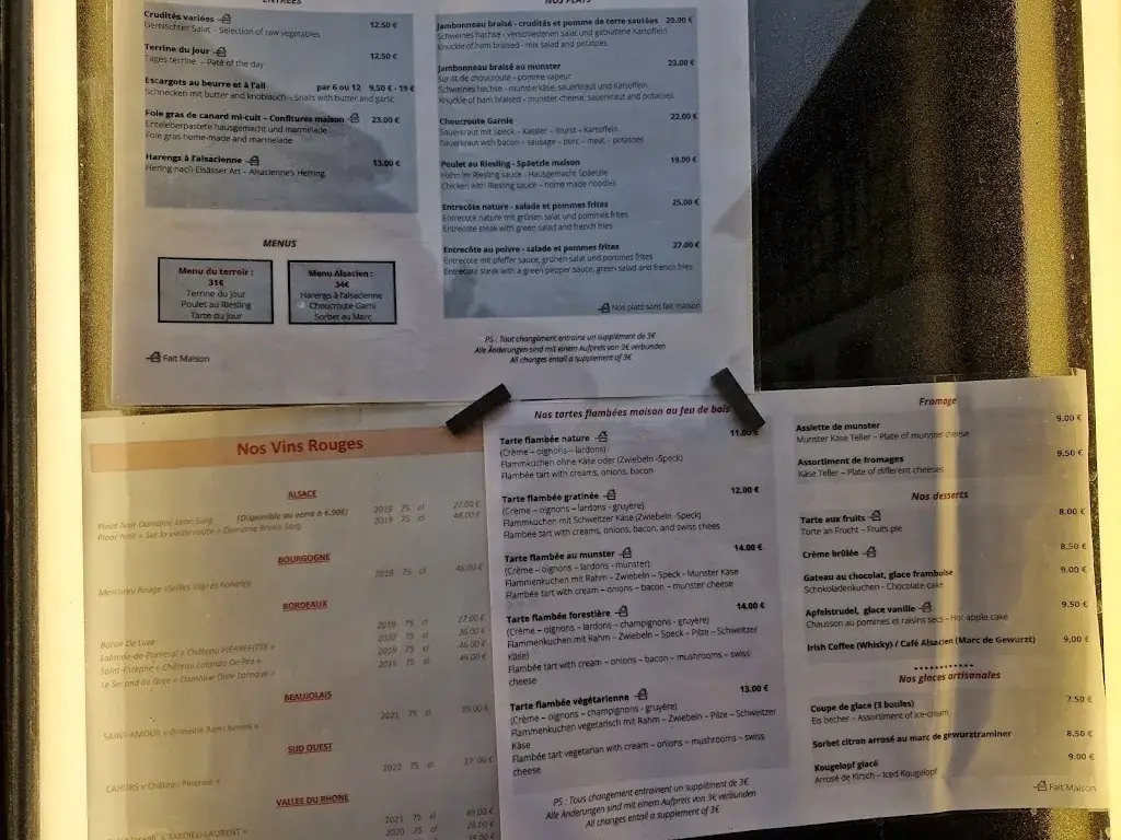 Menu_Auberge Du Rempart_Eguisheim_image_1