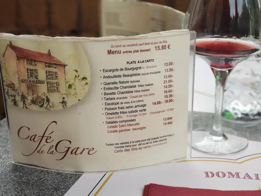 Menu_Restaurant Café de la Gare_Charnay-lès-Mâcon_image_3