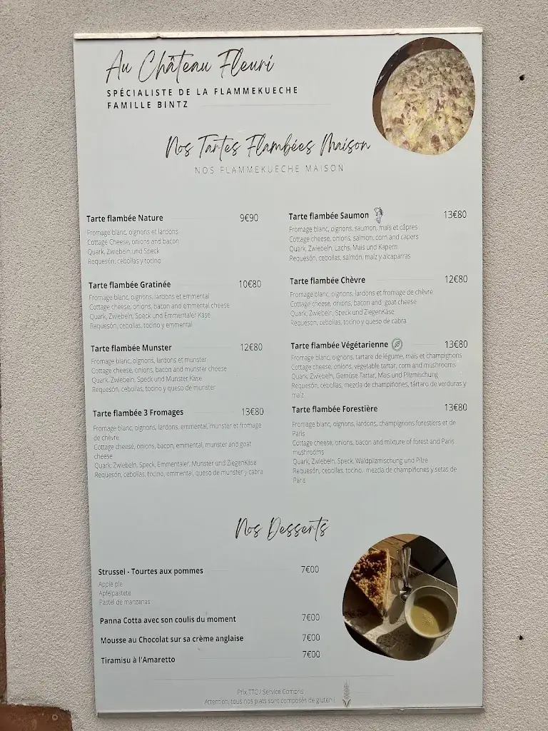 Menu_Restaurant Au Château Fleuri_Eguisheim_image_1