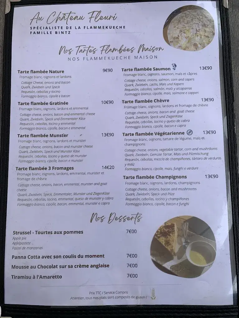 Menu_Restaurant Au Château Fleuri_Eguisheim_image_2