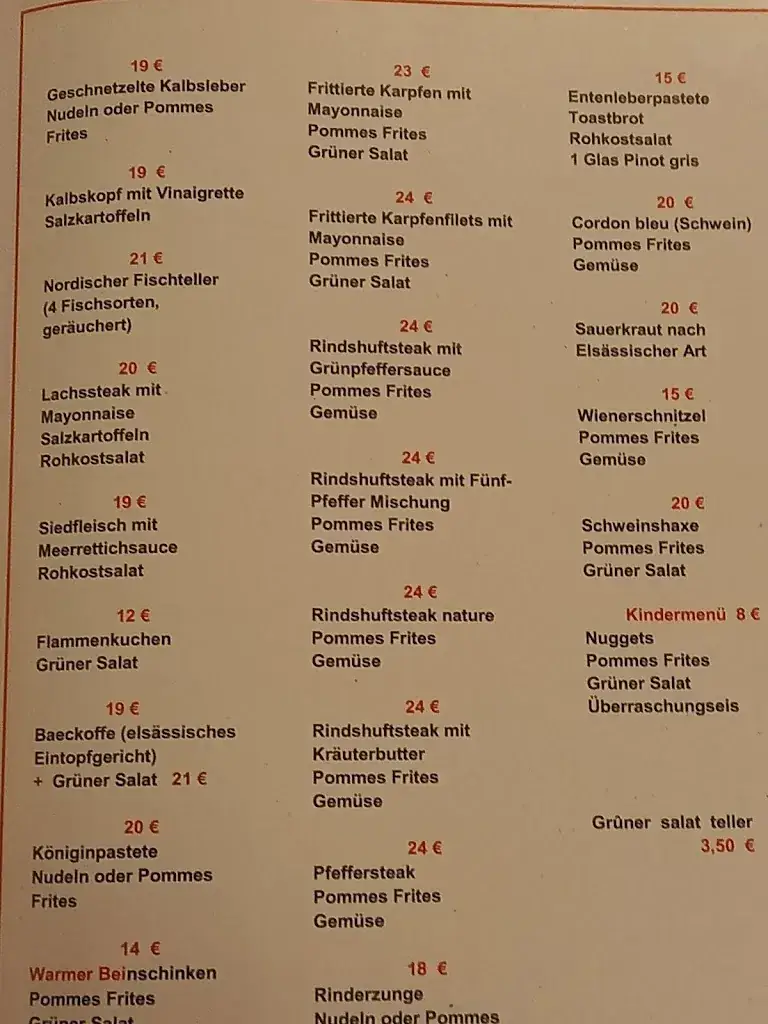 Menu_Restaurant Au Cheval Blanc_Ferrette_image_1