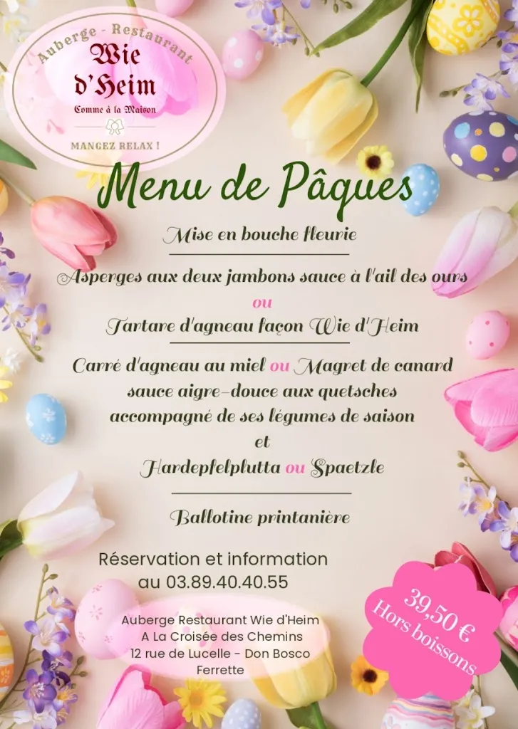 Menu_Auberge Restaurant Wie d’Heim_Ferrette_image_4