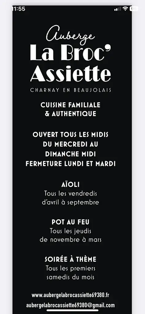 Menu_Auberge la Broc Assiette_Charnay_imagen_1