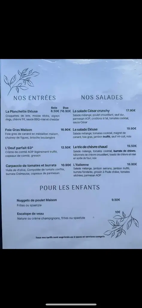 Menu_Brasserie l'Ekluse_Erstein_image_1