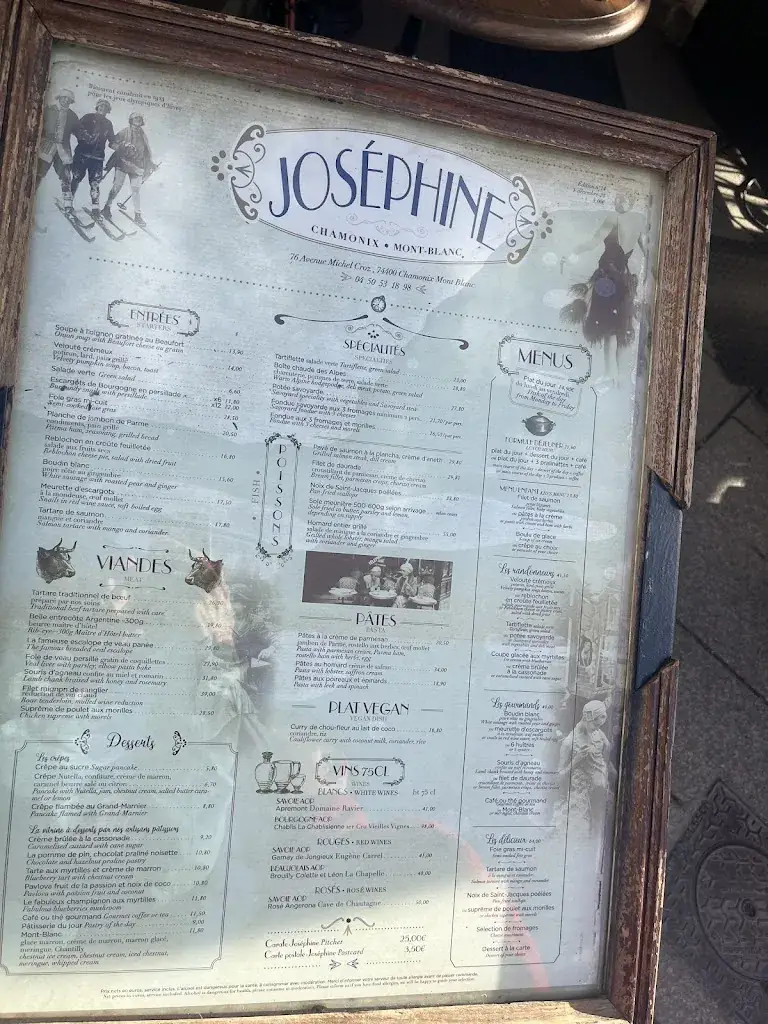 Menu_Josephine Restaurant_Chamonix-Mont-Blanc_imagen_3