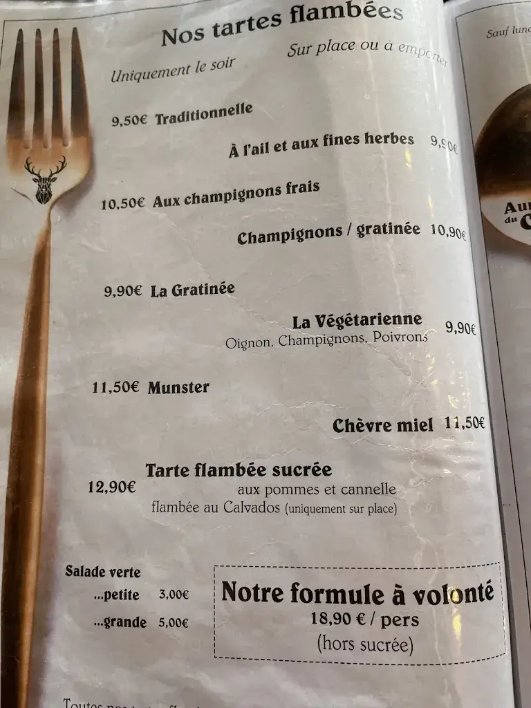 Menu_Auberge du Cerf_Illkirch-Graffenstaden_image_3