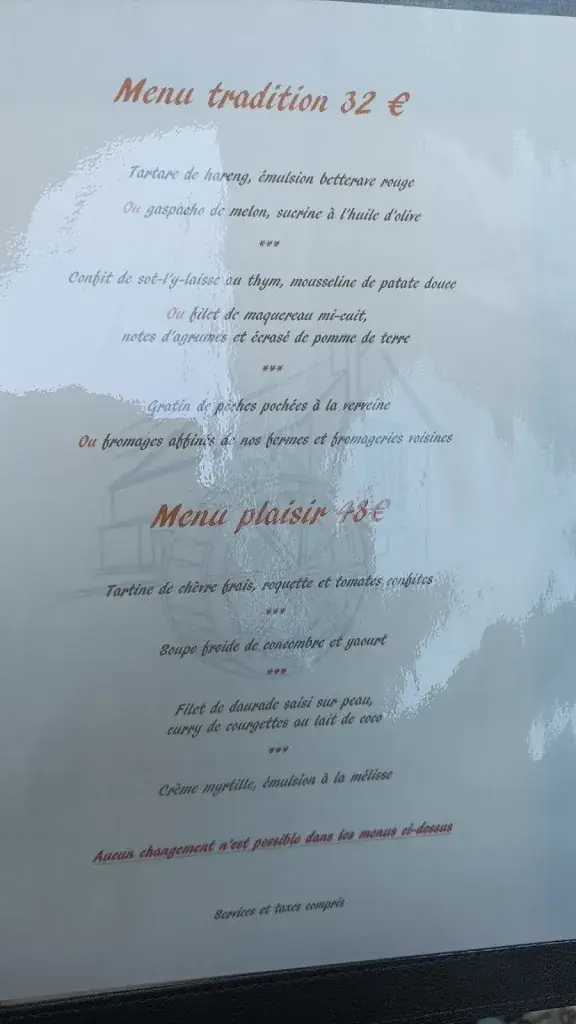 Menu_Restaurant du Musée_Fréland_image_1