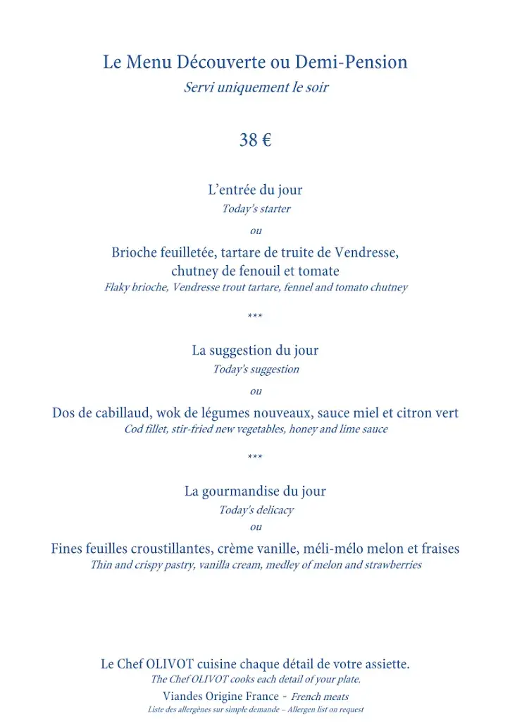 Menu_Restaurant La Principauté_Sedan_image_2