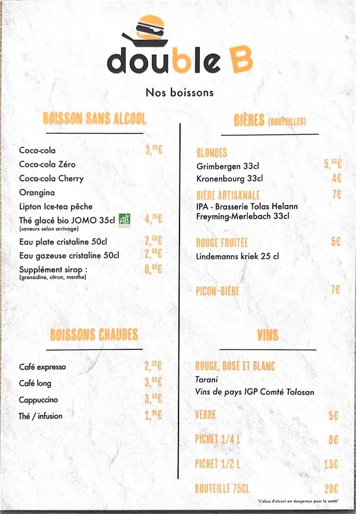 Menu_Double B_Folschviller_imagen_2