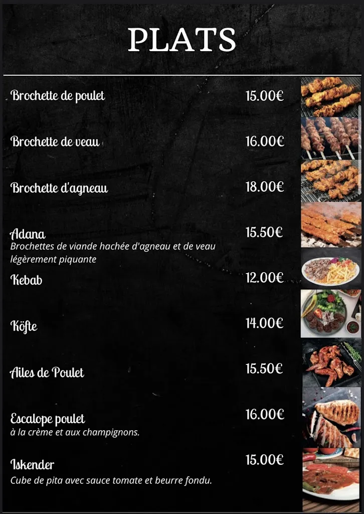 Menü_Le Bosphore_Folschviller_Bild_1