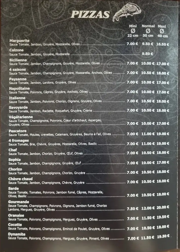 Menu_La Mine à Pizza_Folschviller_image_3