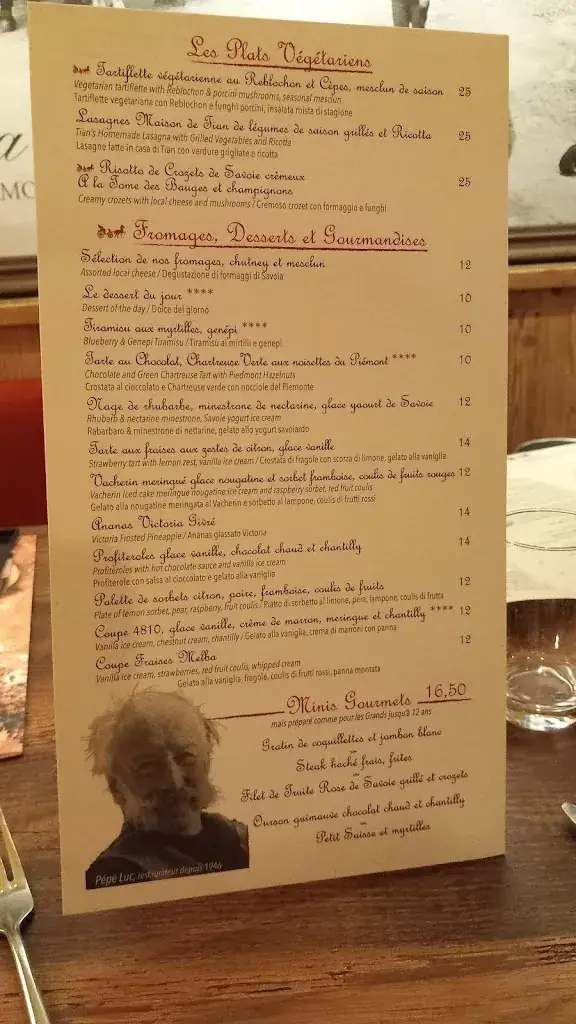 Menü_La Calèche_Chamonix-Mont-Blanc_Bild_2