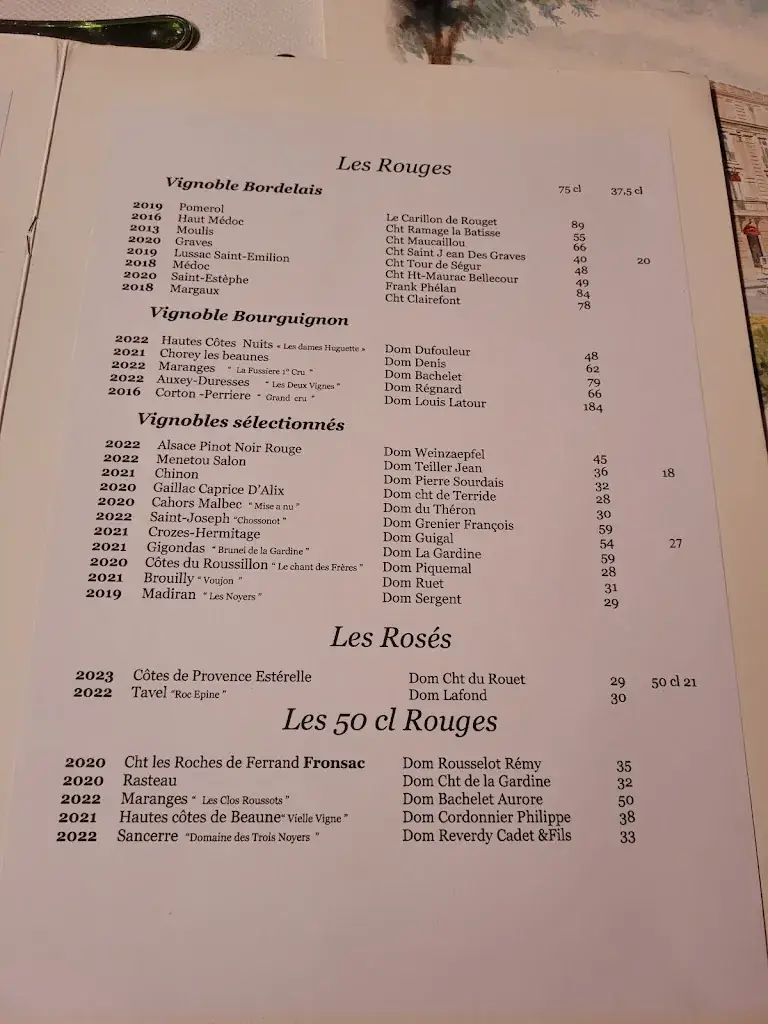 Menü_Restaurant Le Théâtre_Épernay_Bild_3