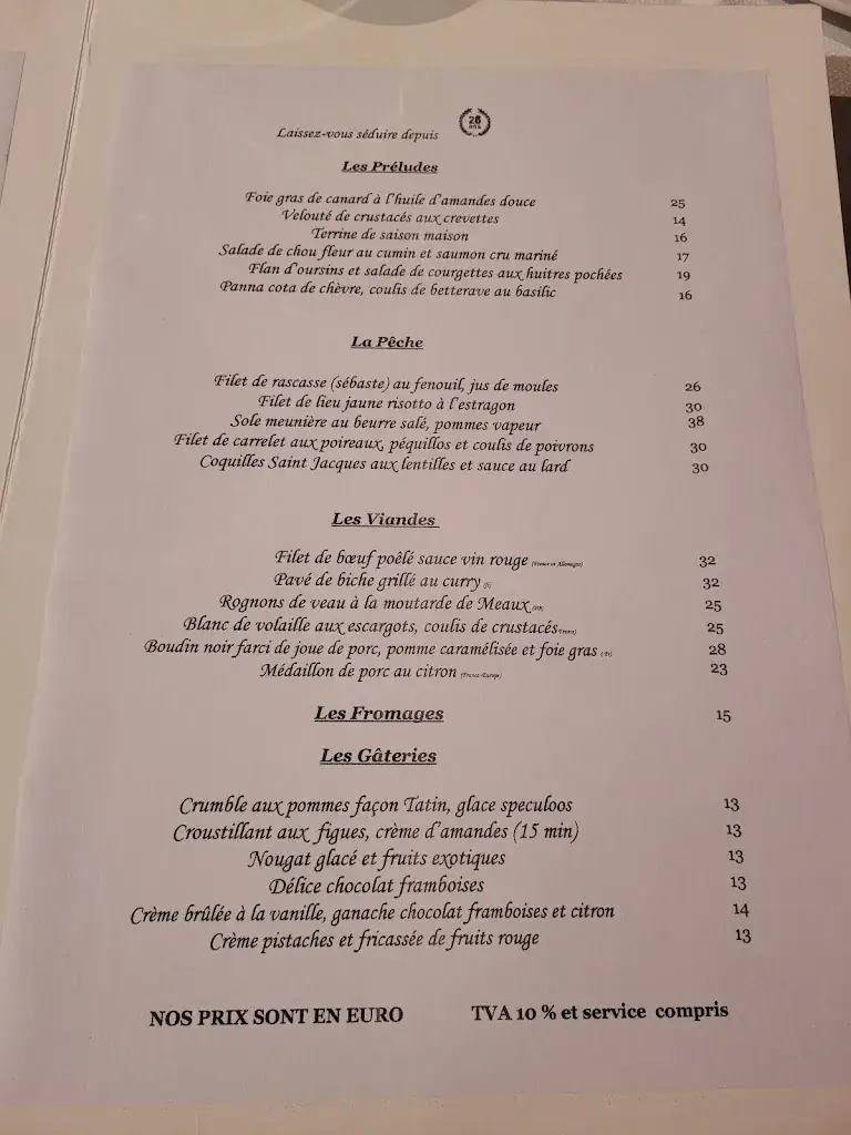 Menü_Restaurant Le Théâtre_Épernay_Bild_4