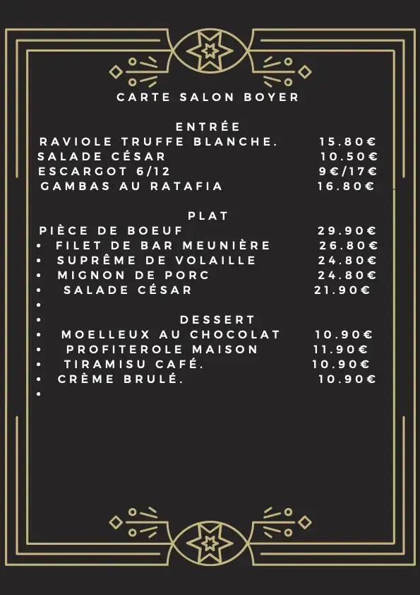 Menu_Restaurant Boyer Épernay_Épernay_image_1