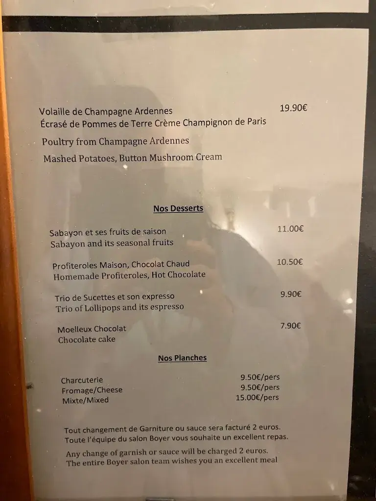 Menu_Restaurant Boyer Épernay_Épernay_image_2