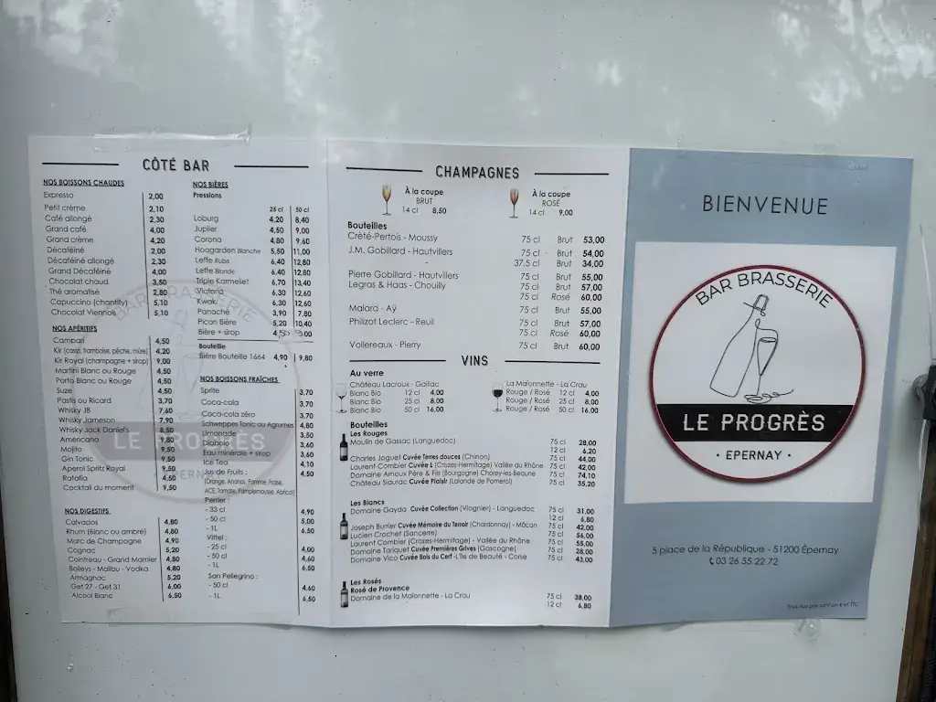 Menu_Le Progrès_Épernay_image_1