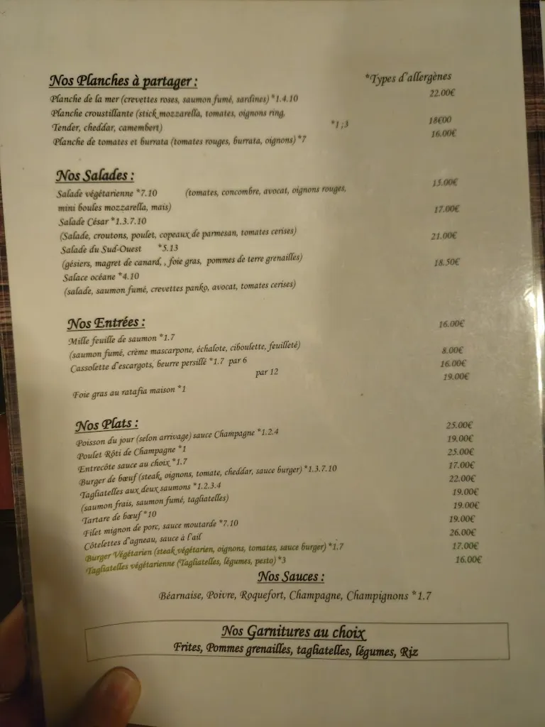 Menu_Restaurant Chez Françoise_Épernay_image_2