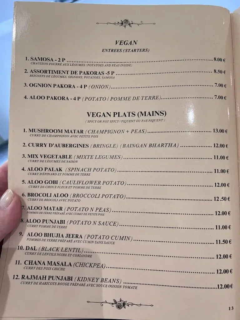 Menu_Heera Restaurant_Épernay_immagine_2