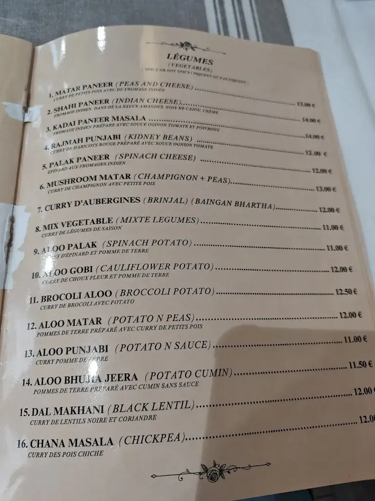 Menu_Heera Restaurant_Épernay_immagine_3