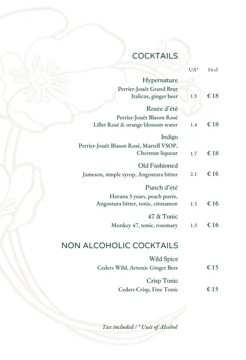 Menu_Cellier Belle Epoque - by Perrier-Jouet_Épernay_image_3