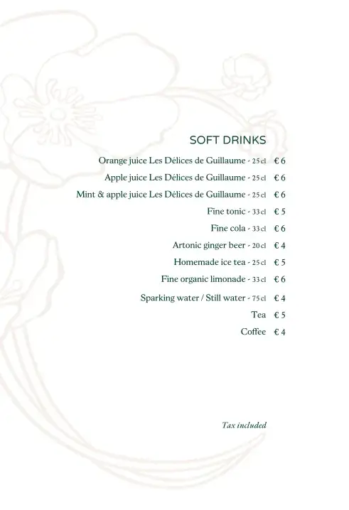 Menu_Cellier Belle Epoque - by Perrier-Jouet_Épernay_image_4