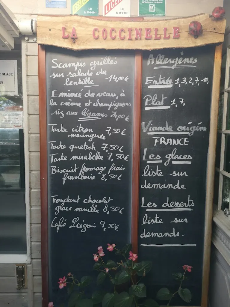 Menu_Restaurant La Coccinelle_Artzenheim_image_3