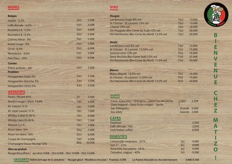 Menu_Pizzéria Matizo_Fromelennes_image_2