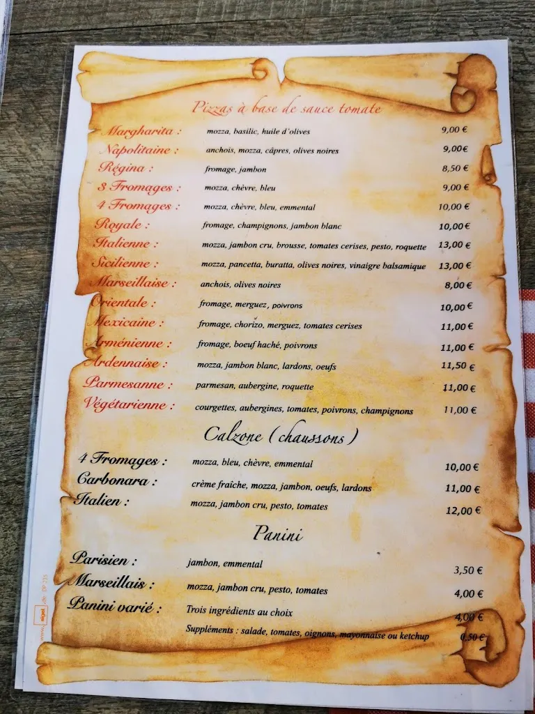 Menu_Pizzéria Matizo_Fromelennes_image_4