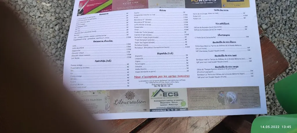 Menu_Brasserie des grottes de nichet_Fromelennes_image_3