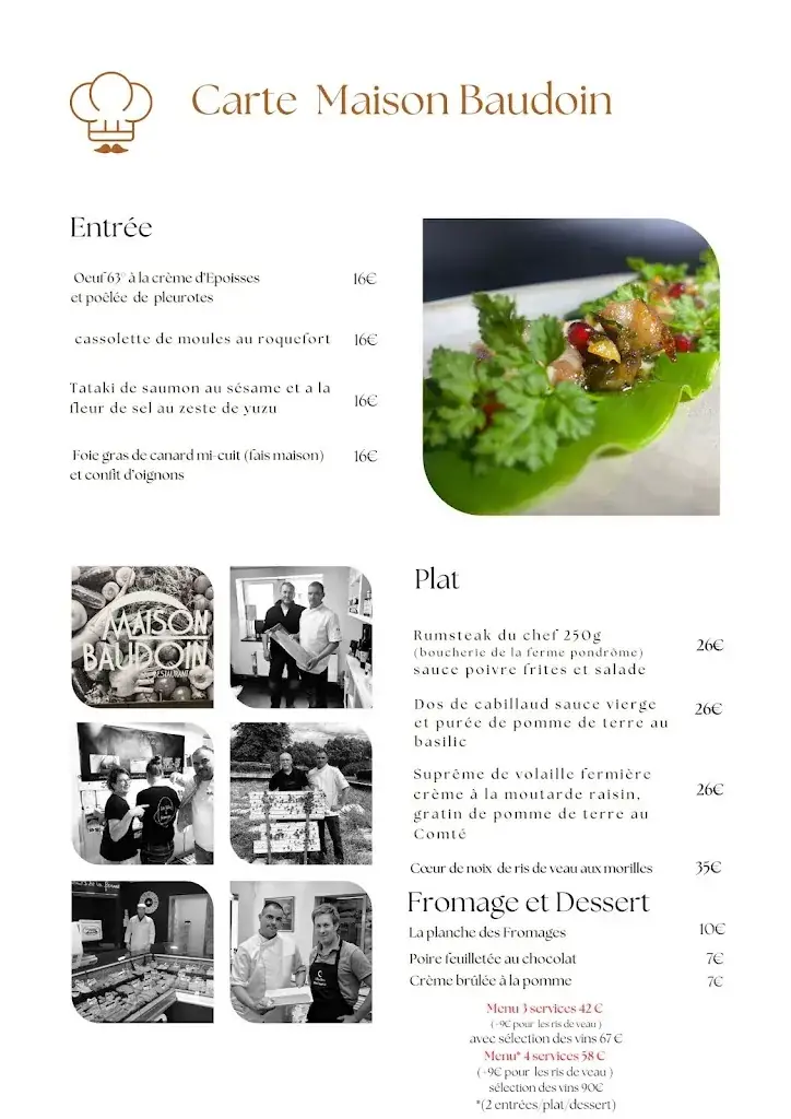 Menu_Restaurant Maison Baudoin_Givet_image_4